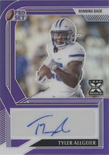 2022 Leaf Pro Set Metal Tyler Allgeier #PA-TA1