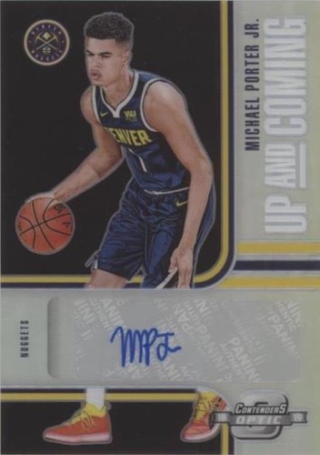 MICHAEL PORTER JR 2018 CONTENDERS ON CARD ROOKIE AUTO RC #55 PSA