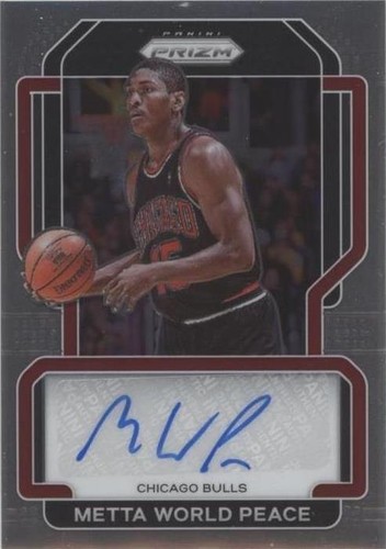 2021-22 Panini Prizm - Metta World Peace #SG-MWP