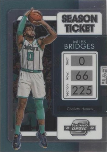 2021-22 Panini Contenders Optic - Miles Bridges #58