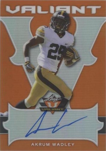 2018 Leaf Valiant Akrum Wadley #BA-AW1