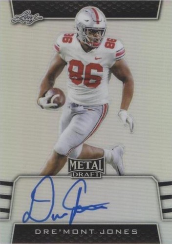2019 Leaf Metal Draft Dre'mont Jones #BA-DMJ