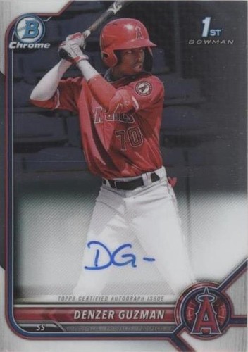 Denzer Guzman 2022 Bowman Chrome #BCP-220 Prospect Blue