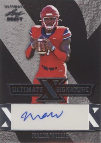 2022 Leaf Ultimate Draft Malik Willis #UXS-MW1