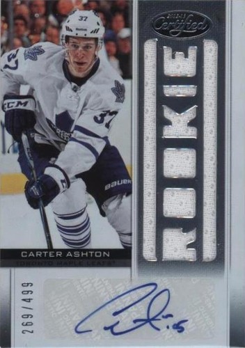 2012-13 Panini Certified - Carter Ashton #181