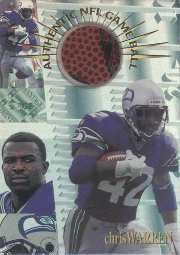 1996 Collector's Edge Advantage Chris Warren #G28