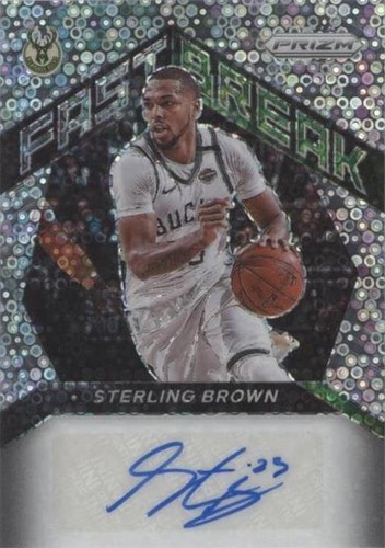 2020-21 Panini Prizm - Sterling Brown #FBA-SBR
