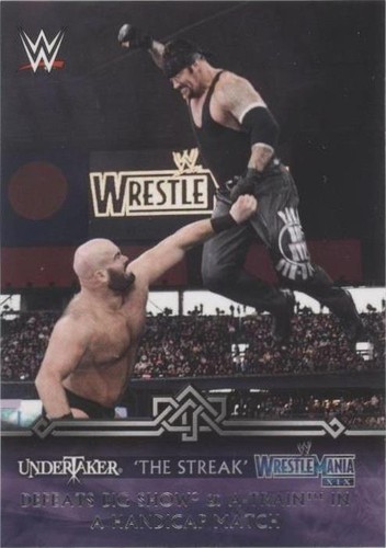 2014 Topps WWE Road to Wrestlemania - Undertaker #11-0