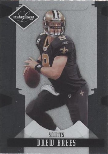 2008 Leaf Limited Drew Brees #62