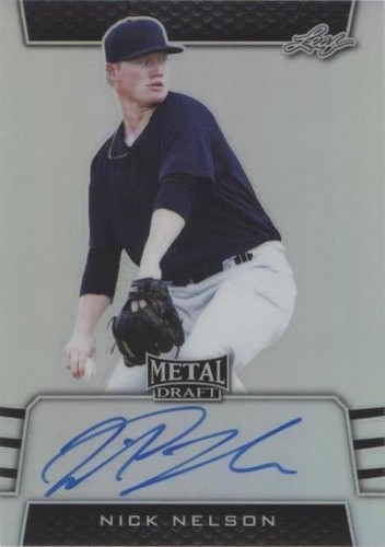 2019 Leaf Metal Draft - Nick Nelson #BA-NN2