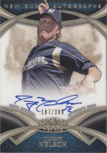 2014 Topps Tier One - Jimmy Nelson #NGA-JN