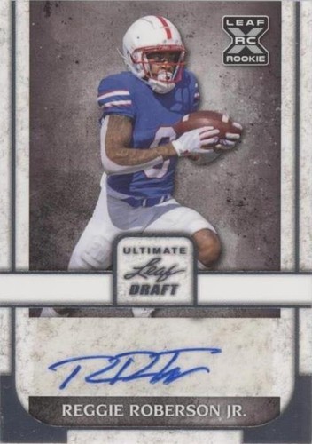 2022 Leaf Ultimate Draft Reggie Roberson Jr. #BA-RR1