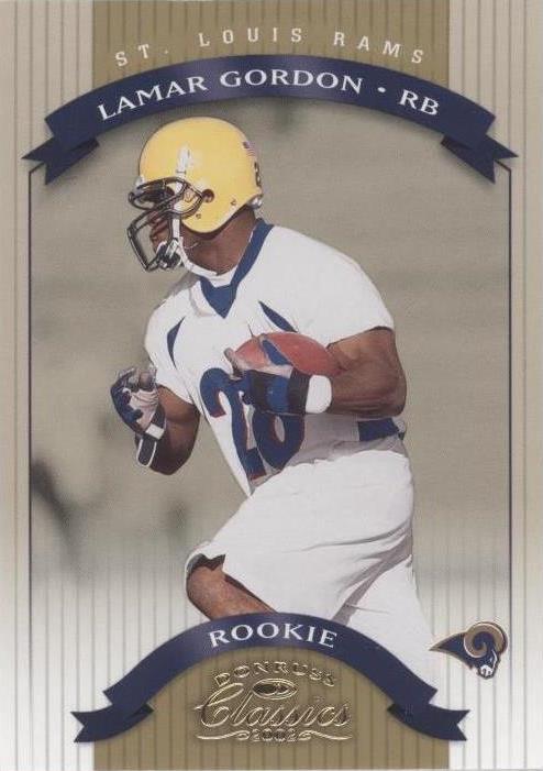 2002 Donruss Classics Lamar Gordon #198