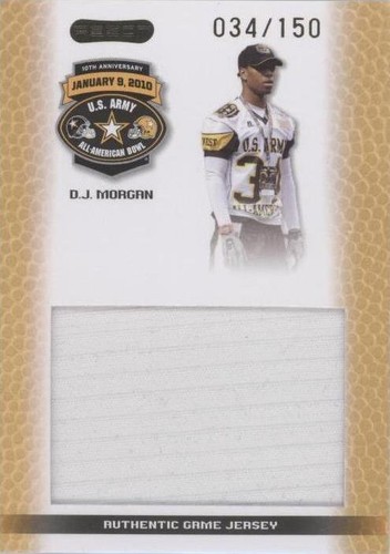2010 Razor U.S. Army All-American Bowl D.J. Morgan #JS-DJM