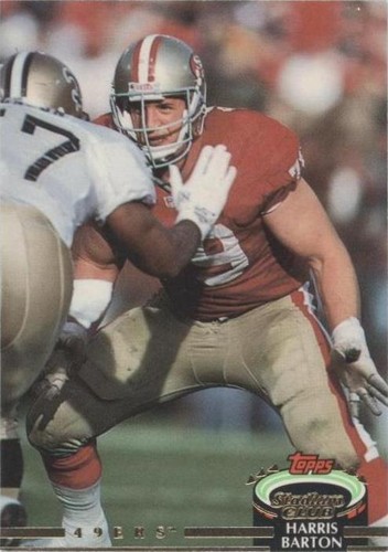 1992 Topps Stadium Club Harris Barton #101