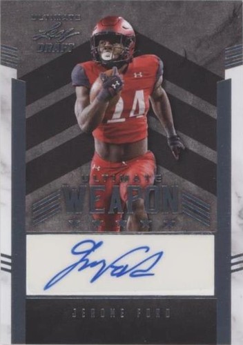 2022 Leaf Ultimate Draft Jerome Ford #UW-JF1