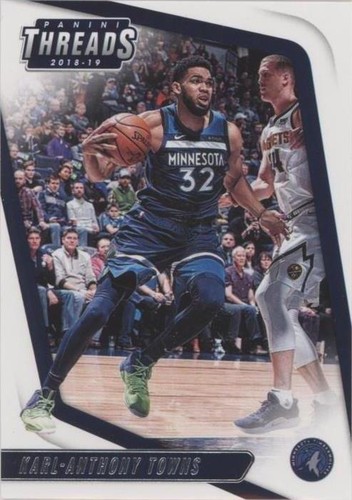 2018-19 Panini Threads - Karl-Anthony Towns #90