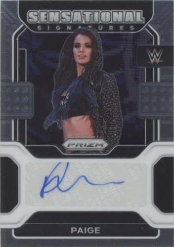 WWE PANINI PAIGE 25シリ　サイン　Tie-Dye　カード 2022 Panini Select WWE Paige Tie-Dye Auto # 01/25 Prizm Legends