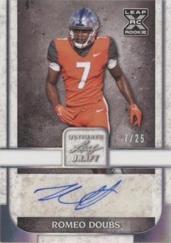 2022 Leaf Ultimate Draft Romeo Doubs #BA-RD1