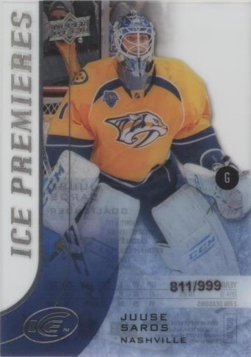 2015-16 Upper Deck Ice - Juuse Saros #176