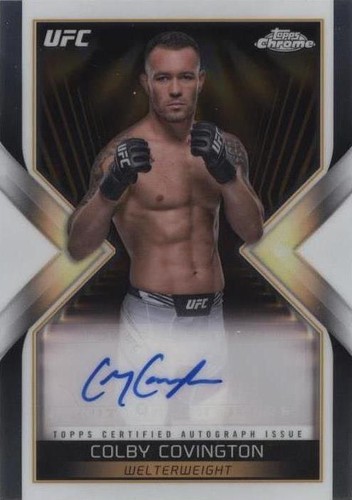 2024 Topps Chrome UFC - Colby Covington #MEA-CCO