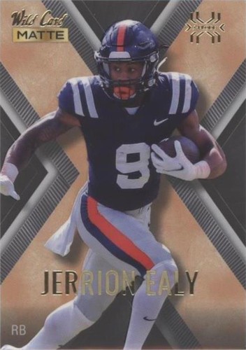 2022 Wild Card MATTE Jerrion Ealy #MXP-26