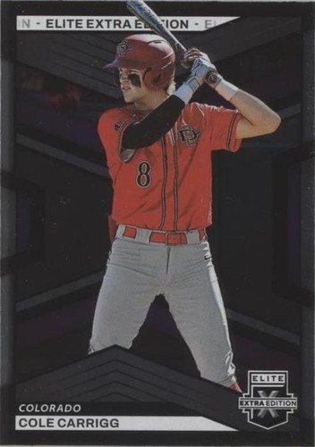 2023 Panini Elite Extra Edition - Cole Carrigg #29