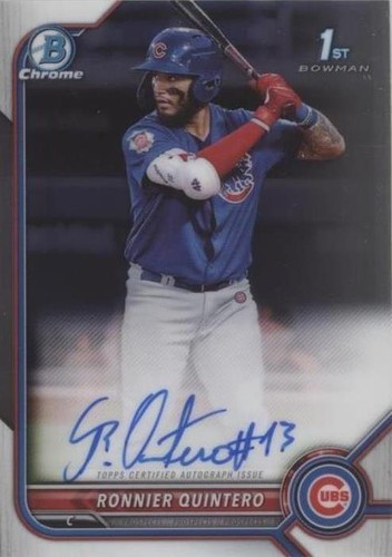 2022 Bowman - Ronnier Quintero #CPA-RQT
