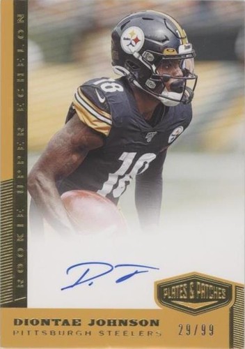 2019 Panini Plates & Patches Diontae Johnson #UE-DJO