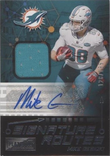 2021 Panini Playbook Mike Gesicki #SRO-MGE