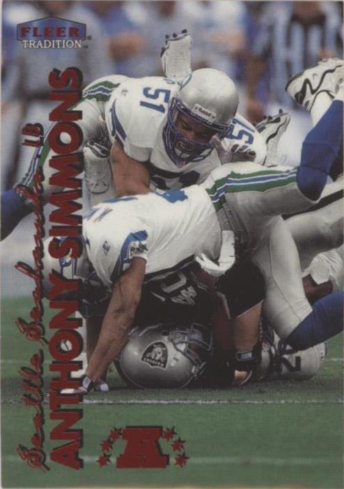 1999 Fleer Tradition Anthony Simmons #164