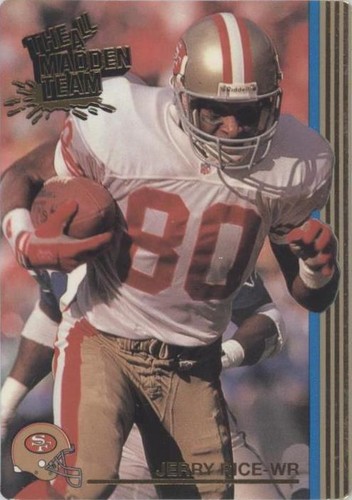 1992 Action Packed The All-Madden Team Jerry Rice #10