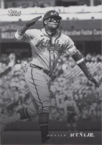 2022 Topps Black & White - Ronald Acuña Jr. #1