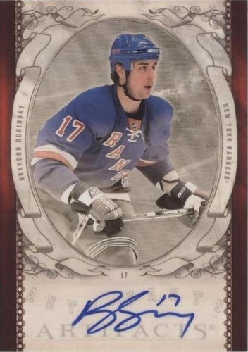 2010-11 Upper Deck Artifacts - Brandon Dubinsky #AF-BD