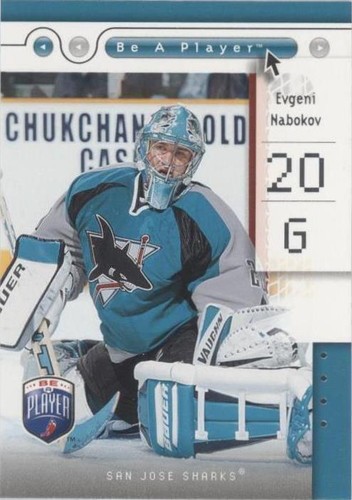 2005-06 Upper Deck Be a Player - Evgeni Nabokov #75