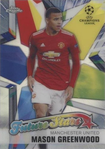 2020-21 Topps Chrome UCL Mason Greenwood #FS-MG