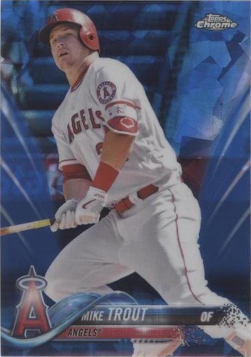 2018 Topps Chrome Sapphire Edition - Mike Trout #300