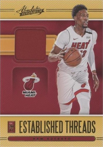 2020-21 Panini Absolute Memorabilia - Bam Adebayo #ET-BAM