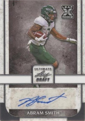 2022 Leaf Ultimate Draft Abram Smith #BA-AS1