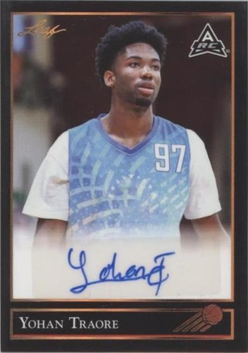 2021-22 Leaf Memories - Yohan Traore #BG-YT1