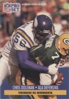 1991 Pro Set Spanish Chris Doleman #138
