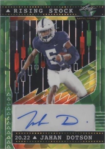 2022 Leaf Valiant Jahan Dotson #RS-JD2
