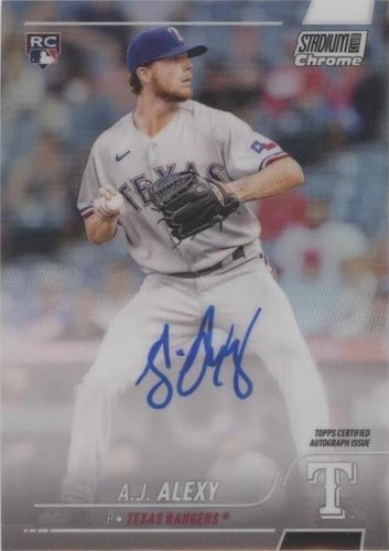 2022 Topps Stadium Club Chrome - A.J. Alexy #SCCUA-AA