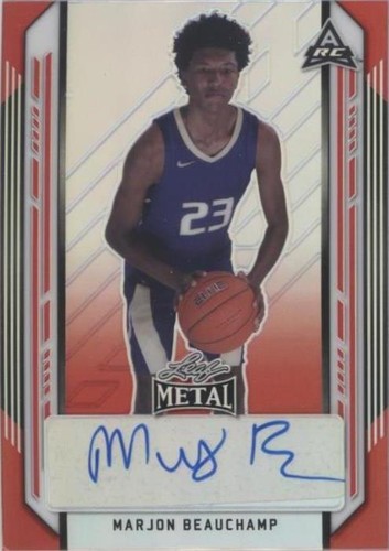 2021-22 Leaf Metal - MarJon Beauchamp #BA-MJB