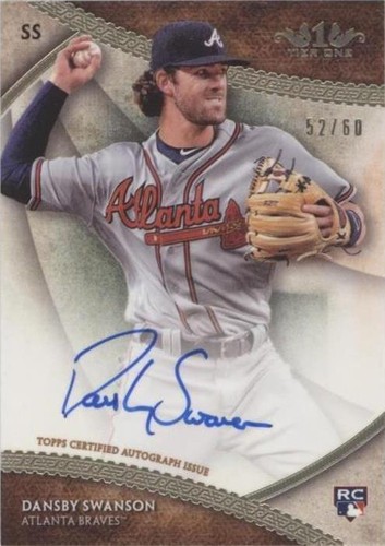 2017 Topps Tier One - Dansby Swanson #BOA-DS