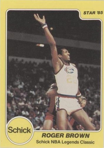 1984-85 Star Schick Legends Classic - Roger Brown #6