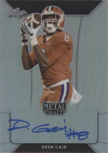 2018 Leaf Metal Draft Deon Cain #BA-DC1