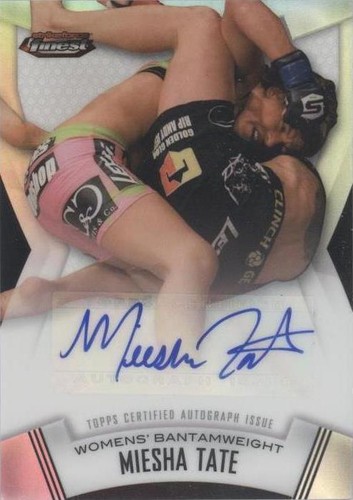 2012 Topps Finest UFC - Miesha Tate #A-MT