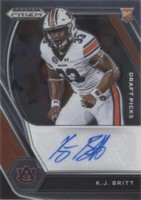 2021 Panini Prizm Draft Picks K.J. Britt #DPA-KJB