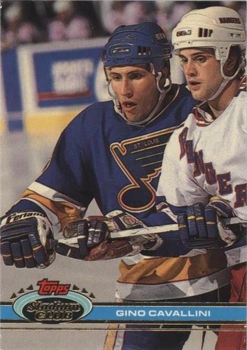 1991-92 Topps Stadium Club - Gino Cavallini #34